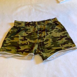 Army booty shorts